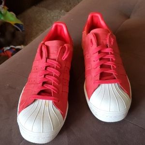 Adidas Superstar 80s scarlet size 10.5